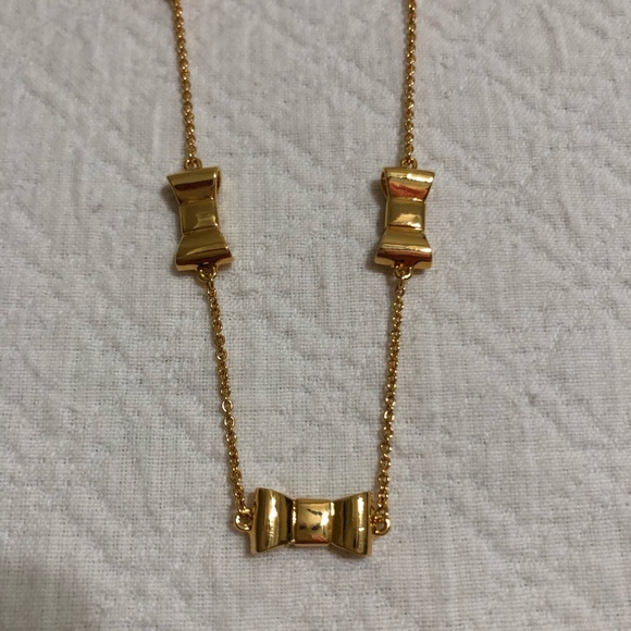 Kate Spade Gold Bow Necklace - Picture 4 of 11